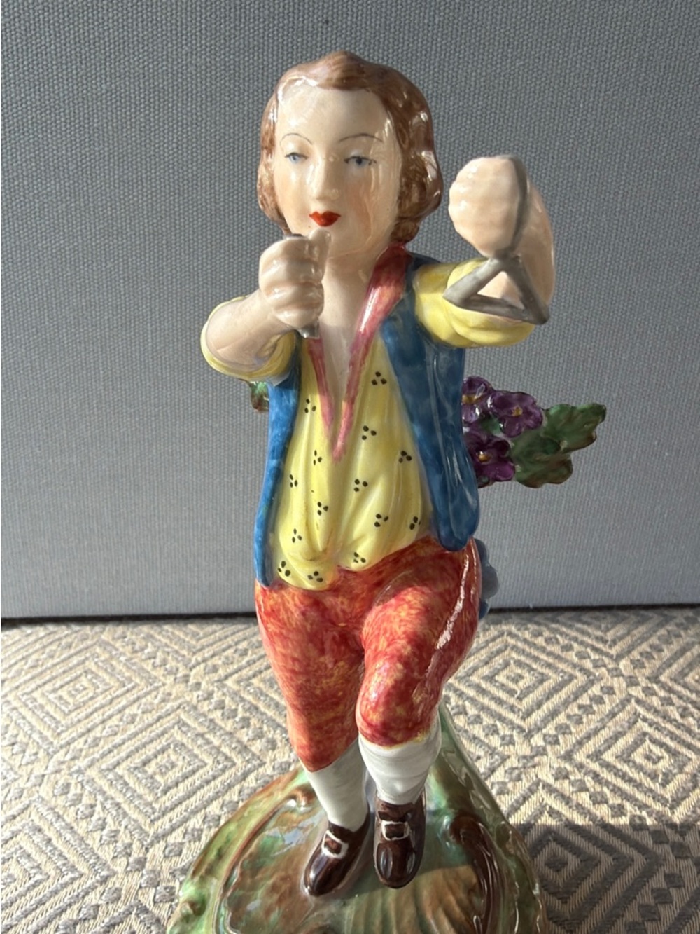 Vintage Copeland Spode Chelsea Derby Porcelain Figurine  Triangle #13